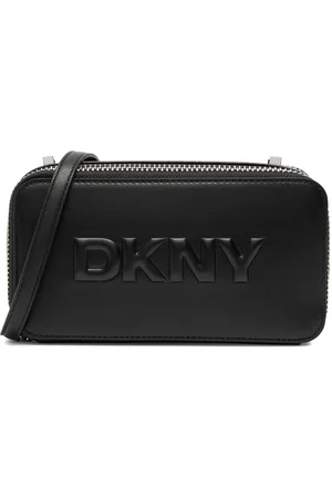 DKNY Carter Logo Leather Cross-body bag - - One Size