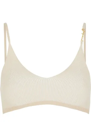 Jacquemus Le Bandeau Pralu Rib-knit Bra Top UK14 / L - L (UK14 / L)