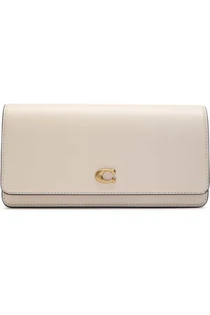 Coach Evie Leather Wallet-on-chain - - One Size