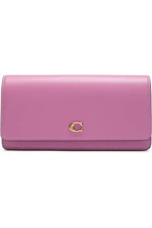 Coach Evie Leather Wallet-on-chain - - One Size