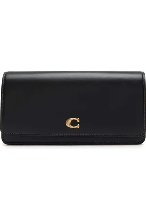 Coach Evie Leather Wallet-on-chain - - One Size