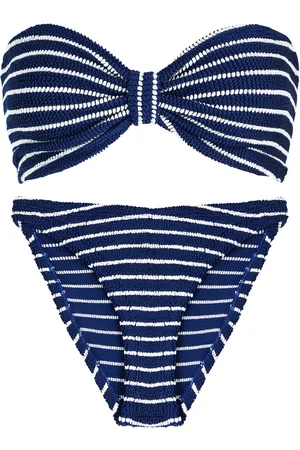 Hunza G Jean Seersucker Bikini - - One Size