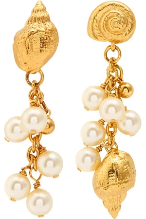 Chloé The Chloé Shells Asymmetric Drop Earrings - - One Size