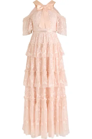Needle & Thread Primrose Embroidered Tulle Gown - - 0 (UK4 / Xxs)