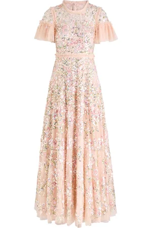 Needle & Thread Garland Floral-embellished Tulle Gown - - 4 (UK8 / S)
