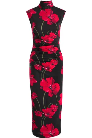 Rebecca Vallance Floral-print Jersey Midi Dress - - 10 (UK10 / S)