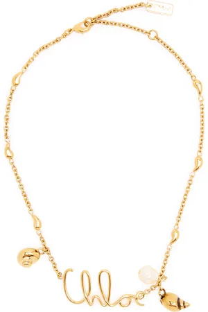 Chloé The Chloé Shells Logo Necklace - - One Size