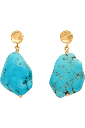 Anni Lu La Mer Turquoise Drop Earrings - - One Size