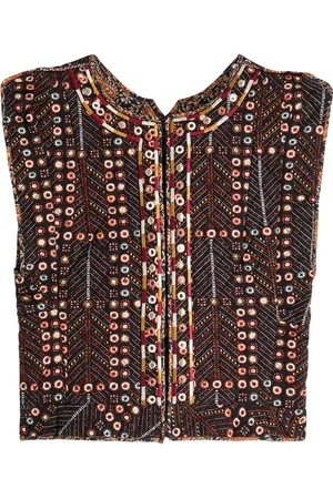 Isabel Marant Isabel Marant étoile Cerza Printed Cotton top - - 1 (UK 8 / S)