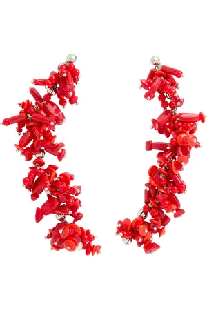 DRIES VAN NOTEN Beaded Drop Earrings - - One Size