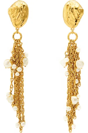 Chloé The Chloé Shells Embellished Drop Earrings - - One Size