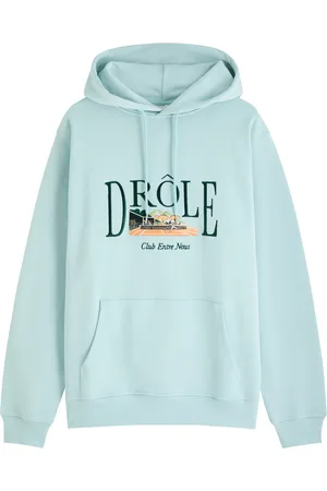 Drôle de Monsieur DRÔLE DE Monsieur Le Hoodie Tennis Court Hooded Cotton Sweatshirt - - L
