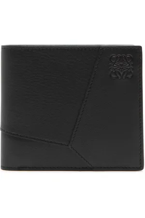 Loewe Puzzle Gained Leather Wallet - - One Size