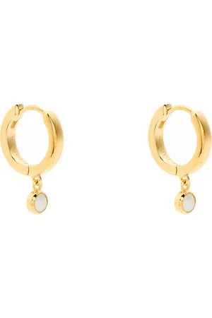 Daisy London Healing 18kt Gold-plated Hoop Earrings - One Size