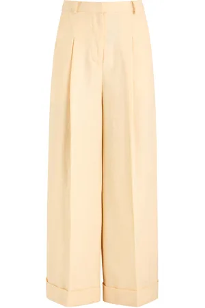 FAITHFULL THE BRAND Clover Wide-leg Linen Trousers - - S (UK8-10 / S)