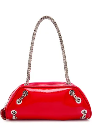 Stella McCartney Falabella Small Faux Patent Leather Bowling bag - - One Size