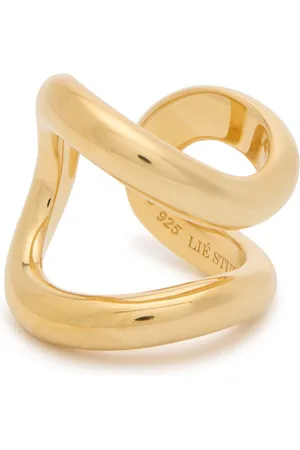 LIÉ STUDIO The Alma 18kt -plated Ring - 50 (UK K / US 5.5)