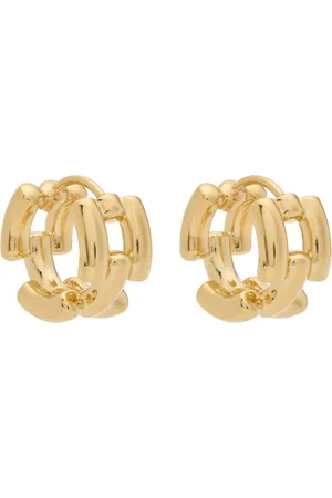 LIÉ STUDIO The Johanna 18kt Hoop Earrings - One Size