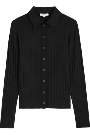 Vince Ribbed Stretch-modal top - - M (UK12 / M)