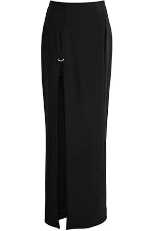 MUGLER Split Crepe Maxi Skirt - - 40 (UK12 / M)