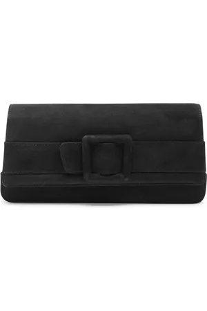 Manolo Blahnik Maygot Suede Clutch - - One Size
