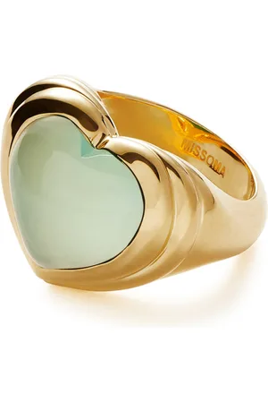 Missoma Jelly Heart 18kt Gold-plated Ring - - M