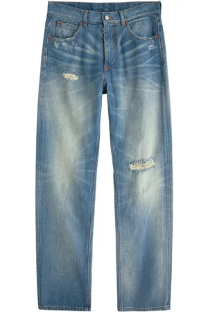 Maison Margiela Distressed Straight-leg Denim Jeans - - 30 (W30 / S)