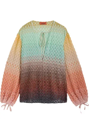 Missoni Metallic Dégradé Open-knit Blouse - - IT42 (UK10 / S)