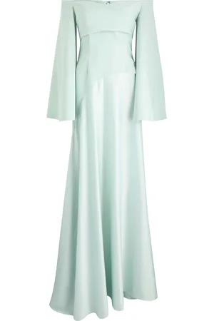 Solace Rina Satin and Crepe Maxi Dress - - 8 (UK12 / M)
