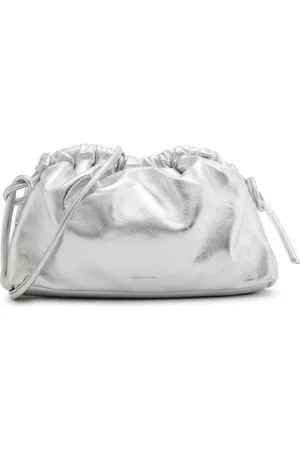 Mansur Gavriel Cloud Mini Metallic Leather Clutch - - One Size