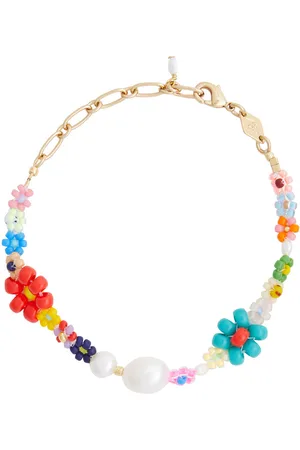 Anni Lu Mexi Flower 18kt Gold-plated Beaded Bracelet - - One Size