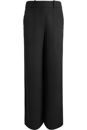 VERONICA BEARD Cole Wide-leg Twill Trousers - - 10 (UK14 / L)