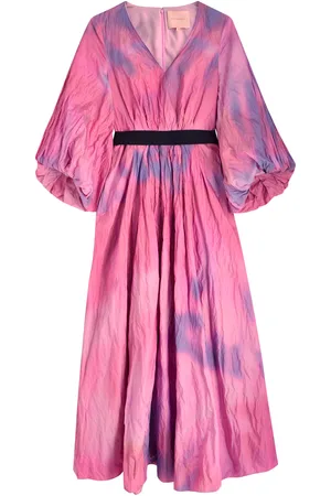 Roksanda Maisa Crinkled Satin Midi Dress - - 10 (UK10 / S)