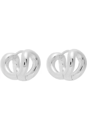 LIÉ STUDIO The Asta Sterling Hoop Earrings - One Size