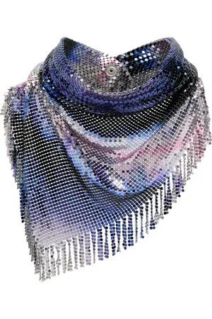 Paco rabanne Pixel Fringed Chainmail Scarf - - One Size