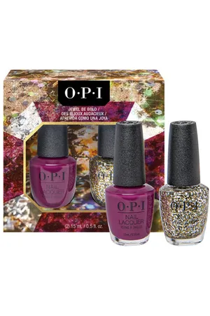 OPI Jewel Be Bold Christmas Icons Nail Lacquer Duo, Gift Sets, L
