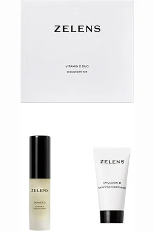 Zelens Vitamin D Duo Set, Gift Sets, Velvet, Brass, Floral