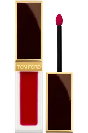 Tom Ford Liquid Lip Luxe Matte, Lipstick, Temptress, Long-lasting, Transfer-resistant, Black Rose Oil, Seaweed Extracts, Blur Look of Fine Lines