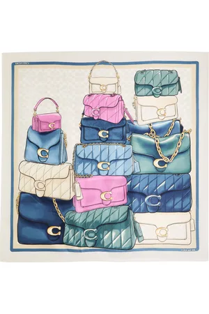 Coach Tabby Silk Scarf - - One Size