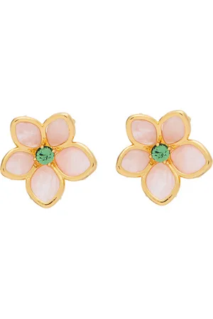 Kate Spade Pastel Petals Embellished Stud Earrings - - One Size