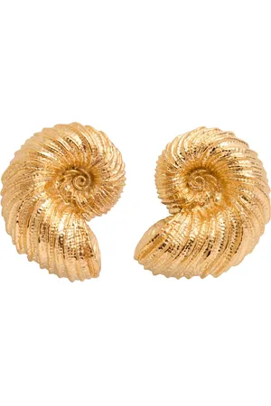 Joanna Laura Constantine Statement Seashell 18kt -plated Stud Earrings - One Size