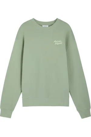 Maison Kitsuné Logo-embroidered Cotton Sweatshirt - - L