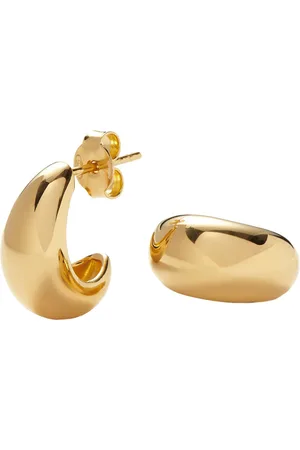 Missoma Savi Dome Small 18kt -plated Hoop Earrings - One Size