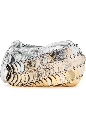 Paco rabanne Two-tone Metallic Leather Cross-body bag - - One Size