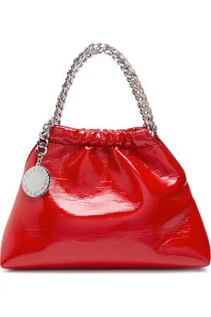 Stella McCartney Falabella Drawstring Faux Patent Leather Cross-body bag - - One Size