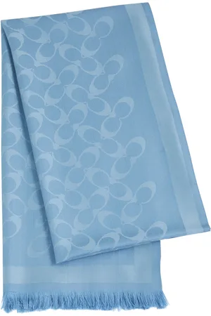 Coach Signature C Logo-jacquard Scarf - - One Size