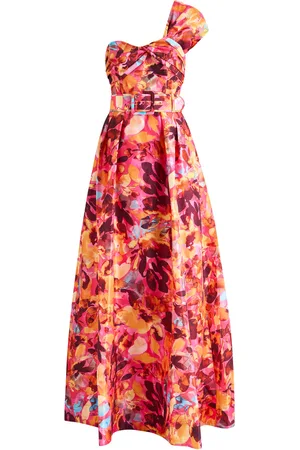 Rebecca Vallance Gardenia Floral-printed Moiré Gown - - 8 (UK8 / S)