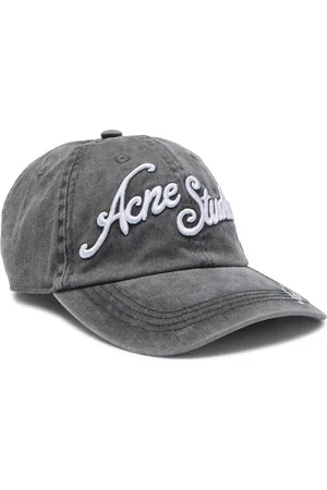 Acne Studios Carliy Tourist Logo-embroidered Cotton cap - - One Size