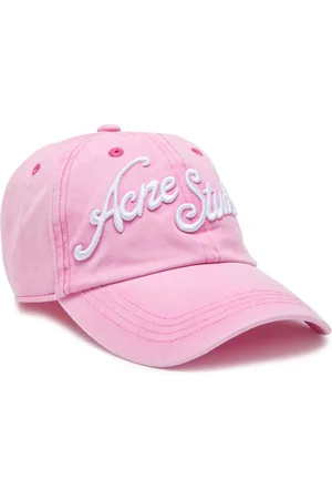 Acne Studios Carliy Tourist Logo-embroidered Cotton cap - - One Size