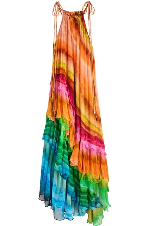 ALÉMAIS Iris Printed Voile Gown - - 8 (UK8 / S)